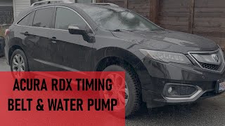 Player Profile RDX TIMING BELT & WATER PUMP. 100,000 mile / 160,000 km service on a 2017 Acura RDX.