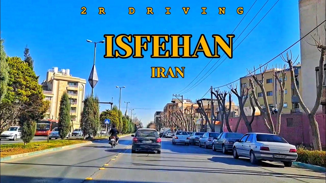 DRIVING  TOUR WITH US IN IRAN🇮🇷 DRIVE IN ISFEHAN JANUARY 2024