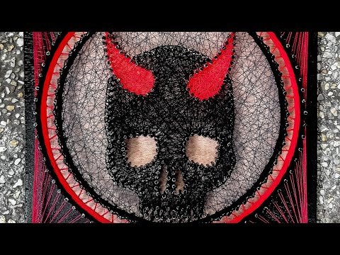 String Art - Skull