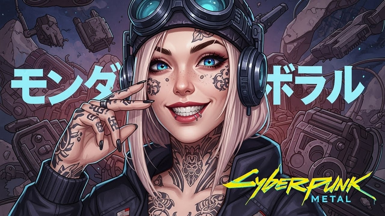 [Playlist] サイバーブルーの衝撃: [Industrial Metal Cyberpunk Instrumental]