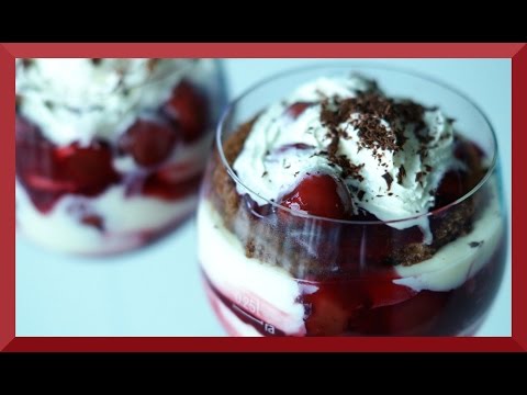 Weihnachtsdessert - Schwarzwälder Kirsch im Glas Rezept Dessert. 