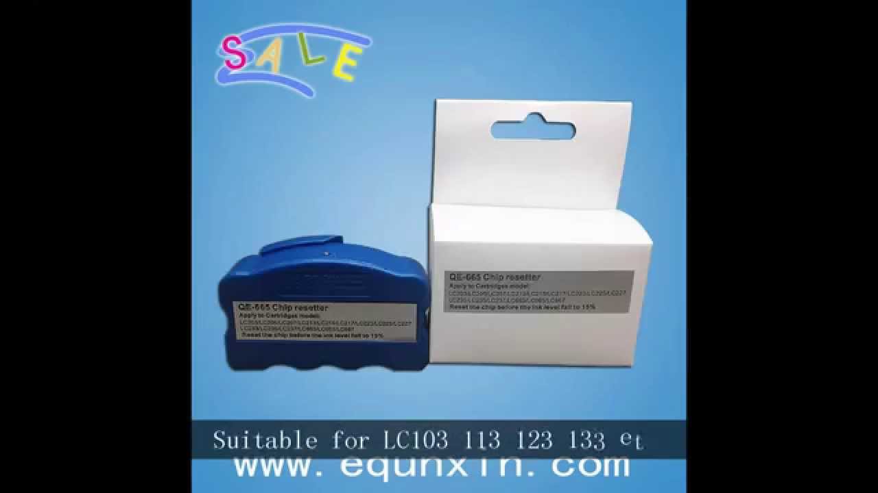 LC203 chip resetter QE 665 For Brother printer 2nd generation LC203 LC213 LC223 LC233 etc