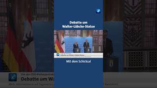 CDU verärgert über Walter-Lübcke-Statue #tagesschau  #nachrichten #lübcke #walterlübcke #cdu