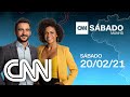 AO VIVO: CNN SÁBADO MANHÃ - 20/02/2021