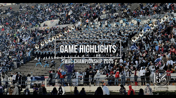 Game Higlights - Jackson State University vs Prairie View A&M University - SWAC Championship - 2025