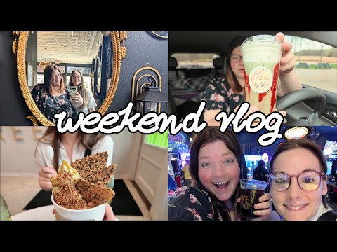 A Fun Weekend with My Sister! 🥗🎮 Brunch, Arcade & Food Adventures!
