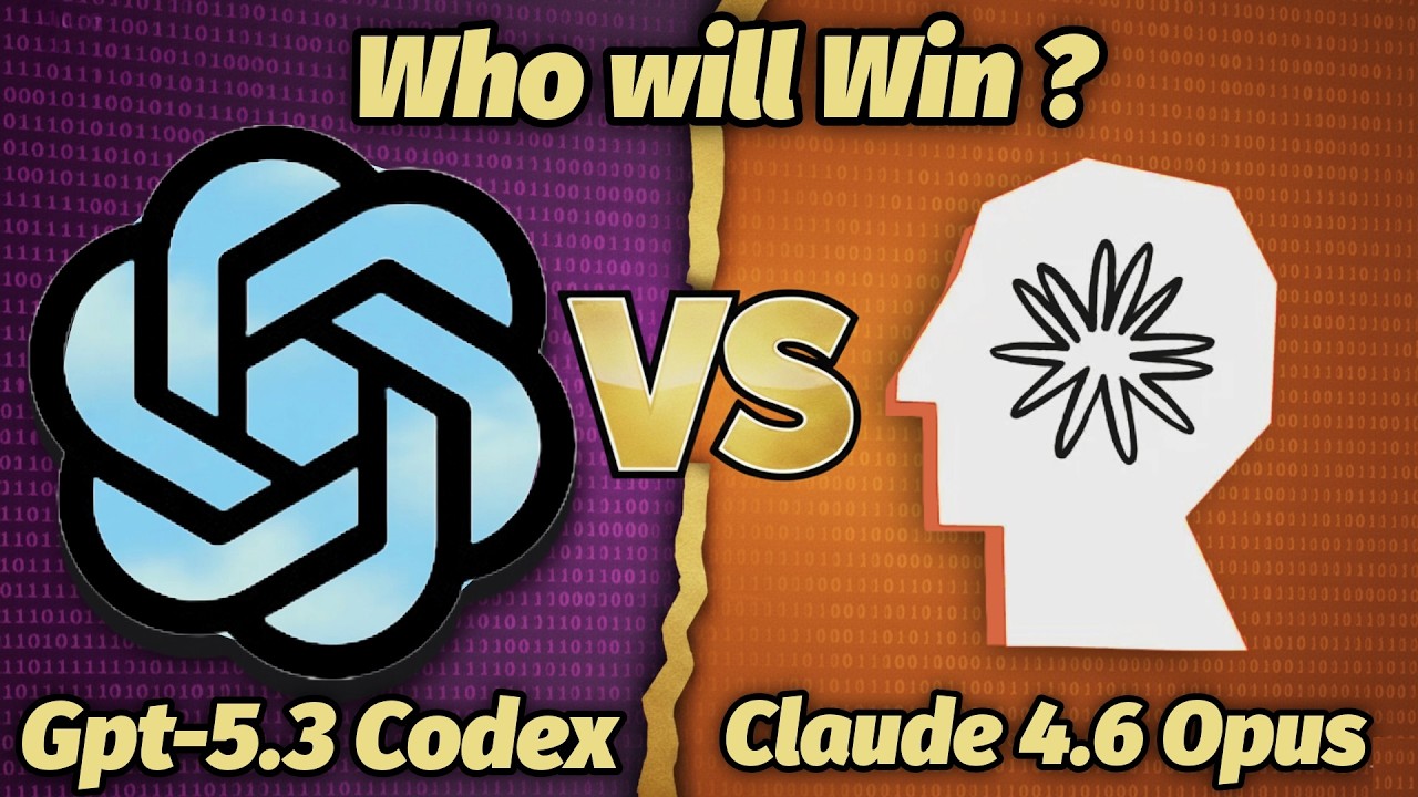 Ultimate Battle! Gpt 5.3 Codex vs Opus 4.6 | WHO will WIN?