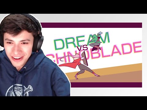 GeorgeNotFound Reacts to Dream vs Technoblade Animation by SAD-ist