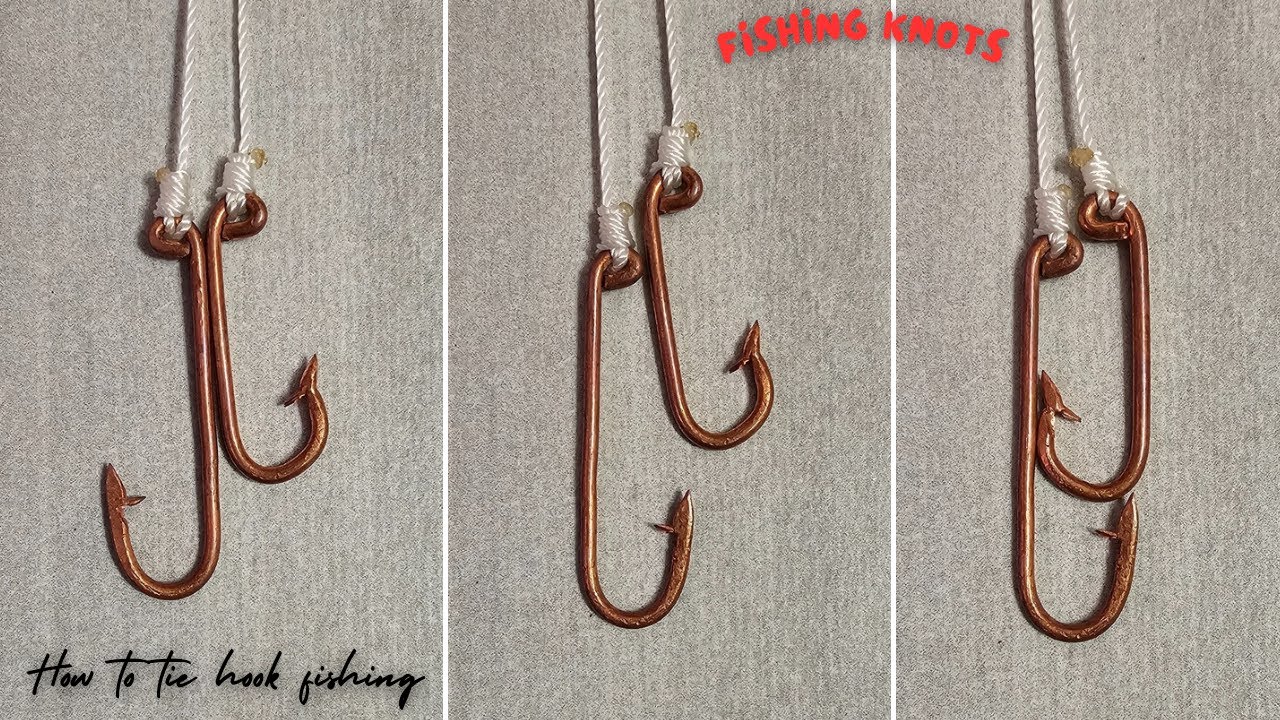 Knots to tie a fishing hook | how to tie a good fishing hook knot