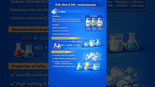 Acids, Bases, and Salts #chemistry #neet #reaction #intermediate #acid #base #salt