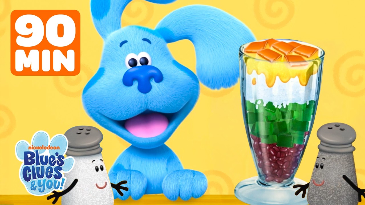 Snack Time and Healthy Habits! 🫐🍎🥕 w/ Blue & Josh! | 90 Minutes | Blue's Clues & You!
