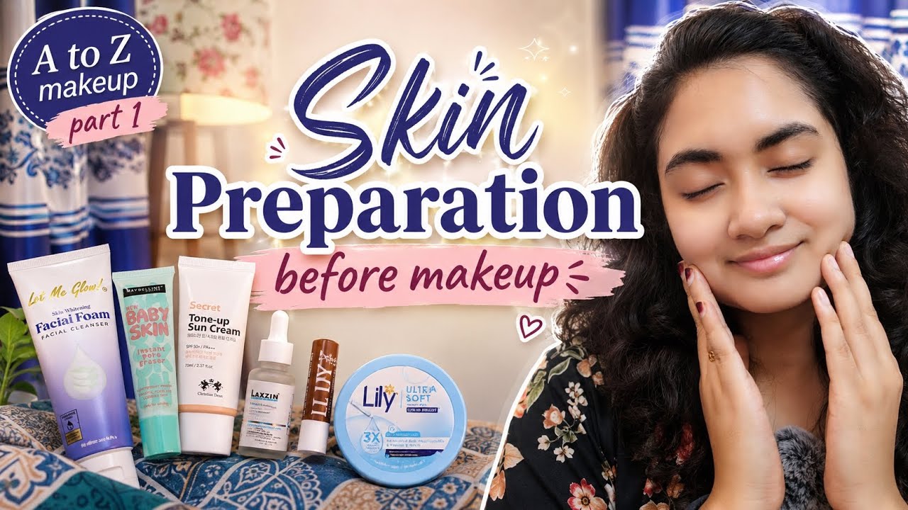 Skin Preparation Before Makeup| A-Z Makeup Class Part-1 | BeautLux Studio 