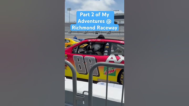 NASCAR Racing Experience @ Richmond (Part 2) #nascar #nascarcup #richmondraceway