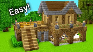 Minecraft: How To Build a best Survival House Tutorial 🏡 |