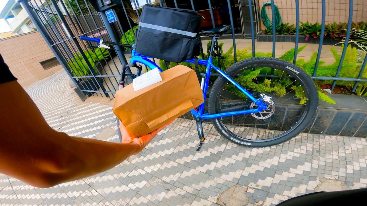 FIZ ENTREGAS DE BIKE NO IFOOD POR 1 DIA!