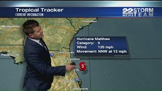 Hurricane Matthew moving up Florida coast as Category 3