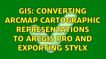 GIS: Converting ArcMap Cartographic Representations to ArcGIS Pro and exporting stylx