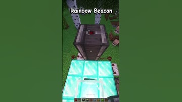 minecraft rainbow beacon