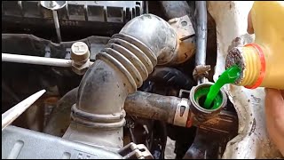 WagonR vxi Do it Yourself Very Simple|Coolant changing|cleaning rusty dirt| Reservoir tank. screenshot 3