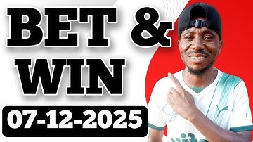 FOOTBALL PREDICTIONS TODAY 07/12/2025 | SOCCER PREDICTIONS TODAY | BETTING TIPS #footballpredictions