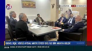 Genel Bşk. Veki̇li̇ Aydal Mkyk Üyesi̇ Gül İle Bi̇r Araya Geldi̇ Resimi