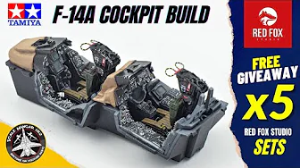 Tamiya 1/48 F-14 Tomcat cockpit build + GIVEAWAY