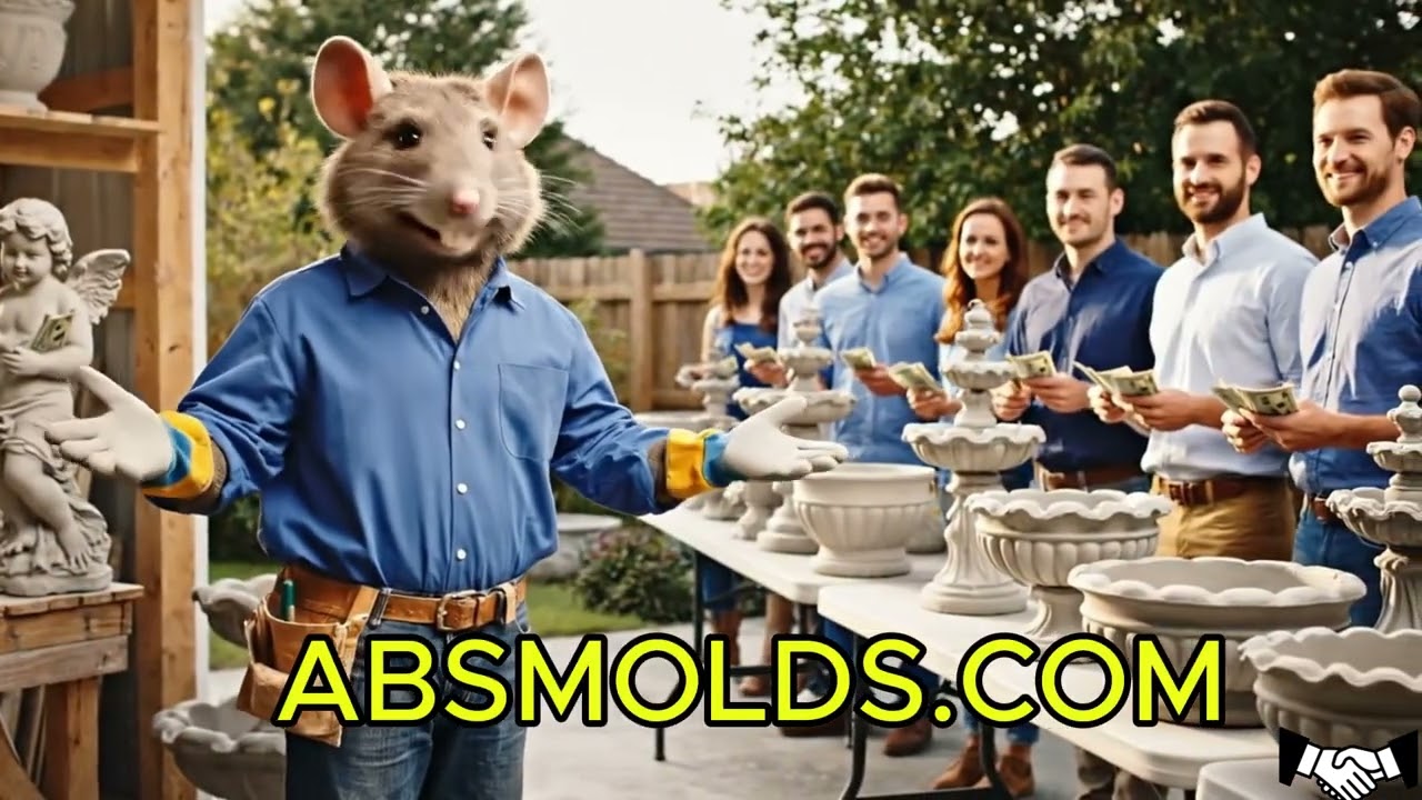 Drop Out of the Rat Race — Make Money Pouring Concrete | ABSMolds.com