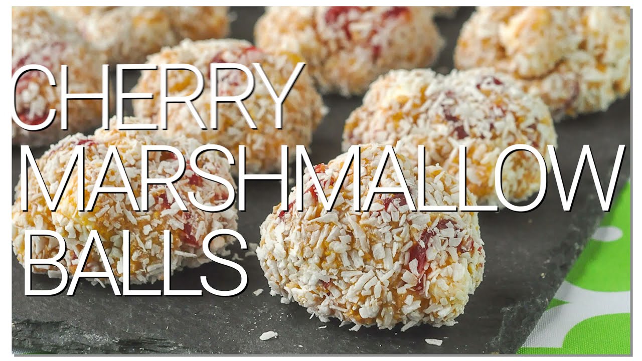 Cherry Marshmallow Balls