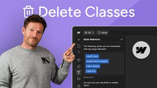 Webflow Tutorial: Delete Classes Permanently