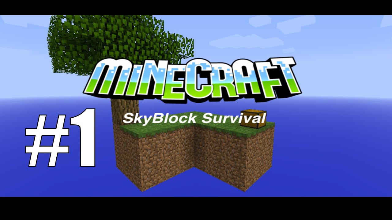 Minecraft: SkyBlock Survival Ep. 1 - Cobblestone Generator - YouTube