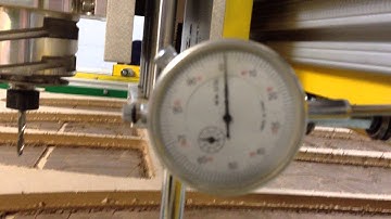 JoesCNC.com 13X6 CNC Router. Checking the Backlash