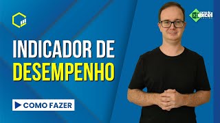 Como fazer indicador de desempenho no Excel