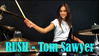 Rush - Tom Sawyer - Drum Cover By Nikoleta - 14 years old