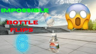 Impossible Bottle Flip Trickshots 6