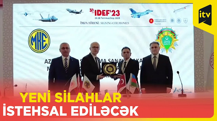 Müdafiə sənayesi nazirliyi ilə Türkiyənin silah zavodu arasında müqavilə imzalandı