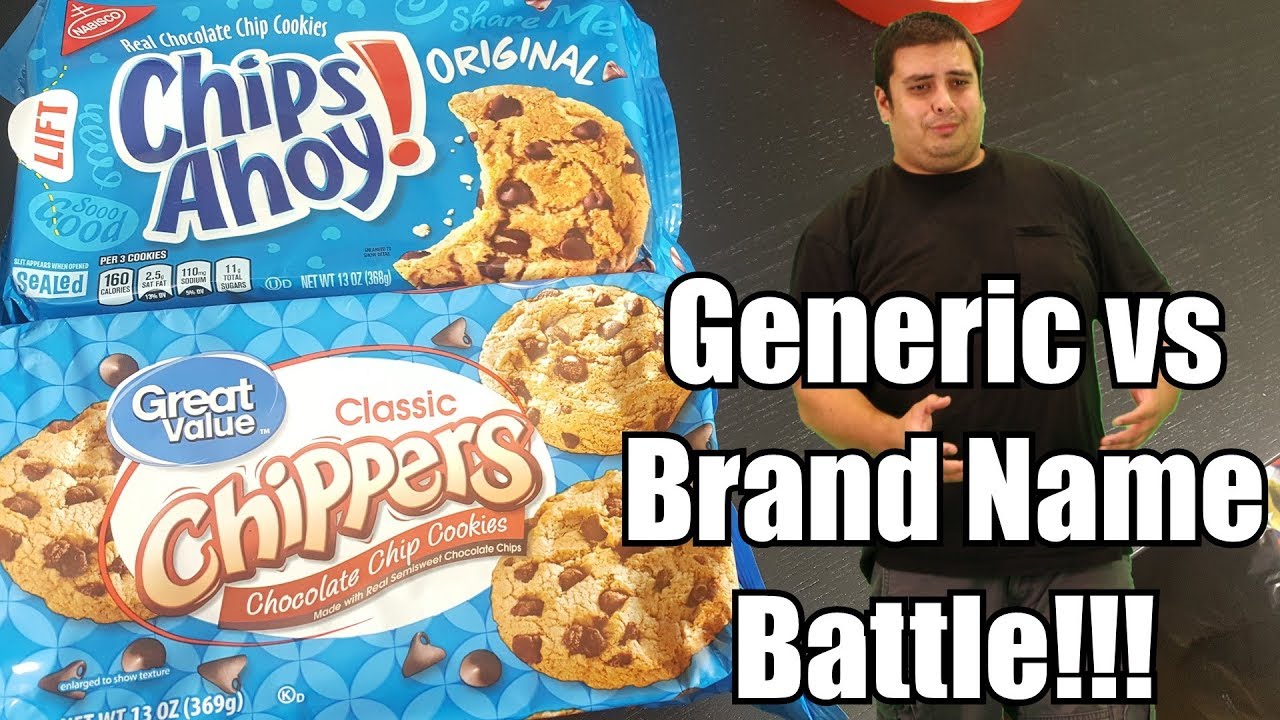 Generic vs Brand Name Battle - Chips Ahoy!