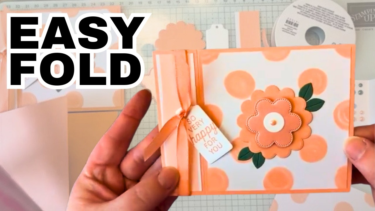 Book Bind Fun Fold Card Tutorial with BRAND NEW In Colors from Stampin ...