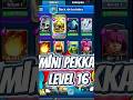 Mini PEKKA level 16 in the Goblin Stadium arena