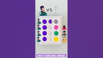 Tanos vs squid games challenge #squidgamechallenge #squidgame2 #satisfying #shorts #squidgame
