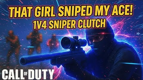 ​THAT GIRL SNIPED MY ACE! 💔 1v4 Sniper Clutch CODM #SniperClutch #1v4Clutch #CODMobileGamePlay 