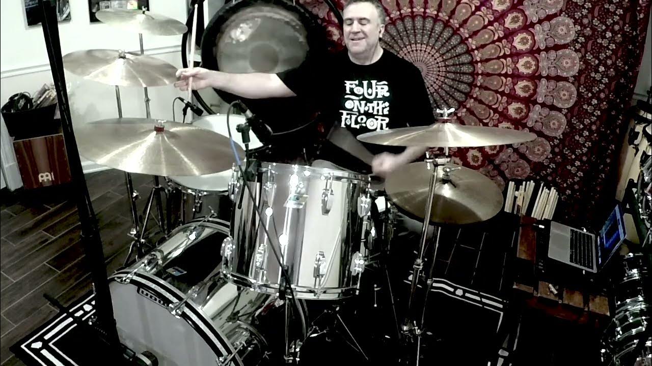 KASHMIR FT. WORTH 1977 DRUM COVER LUDWIG STAINLESS STEEL KIT YouTube