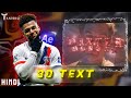 @24KJHONEDITZ like TEXTURED 3d Text in Aftereffects (+preset)