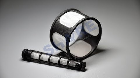 A wide range of molded filters and converted mesh filters with different filter media