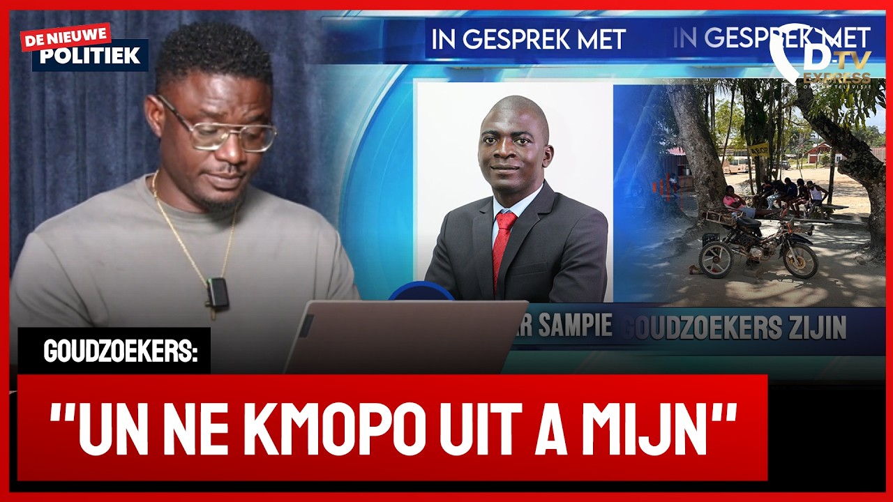 🚀 De Nieuwe Politiek Live • mannen rondom gebied Nieuw Koffiekamp/Zijin roeren zich (Suriname)