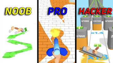 NOOB vs PRO vs HACKER - Paint Brush Run