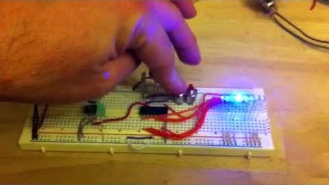 8-step sequencer using 555 and 4017