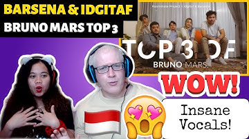 Barsena & Idgitaf - Top 3 Of Bruno Mars | Roommate Project [Live Session] | REACTION!🇮🇩