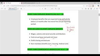Fac3764 IAS 19 Employee benefits 