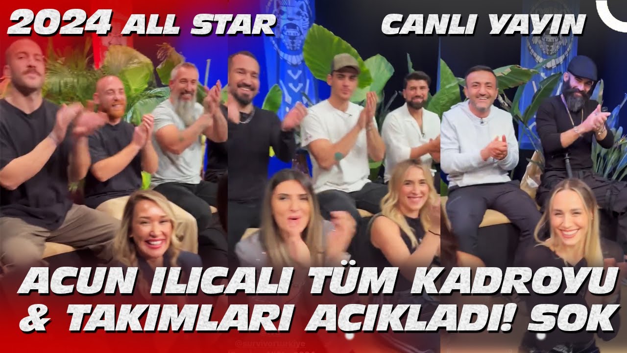 SURVIVOR 2024 ALL STAR ACUN ILICALI KADROYU AÇIKLADI! TÜM YARIŞMACILAR