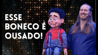 Yakko e Petraki mostram a arte do stand-up com bonecos | FAUSTÃO NA BAND